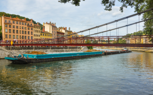 Photo de bateau sur la Saône
