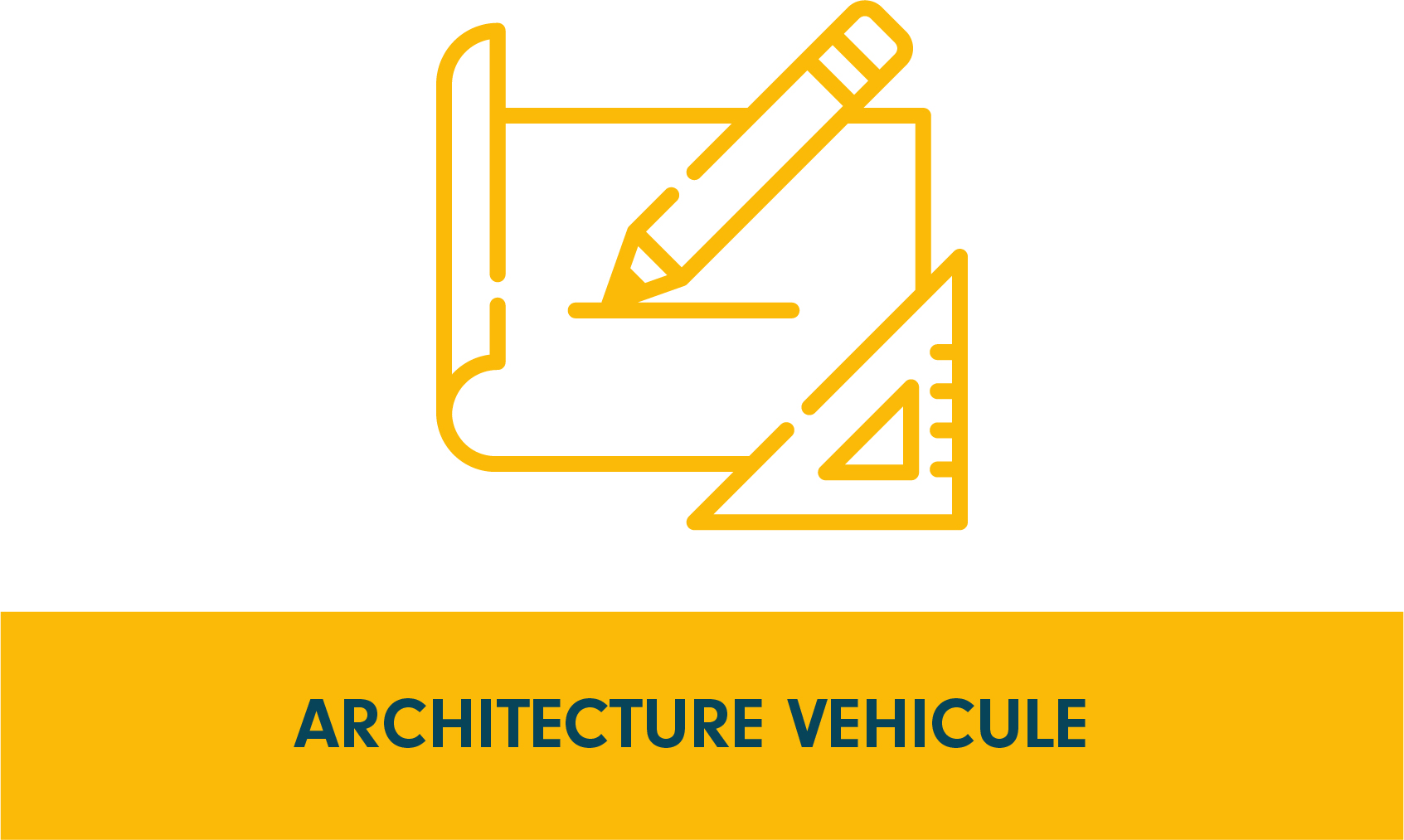 Pictogramme programme de recherche architecture véhicule